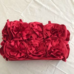 Silk clutch purse